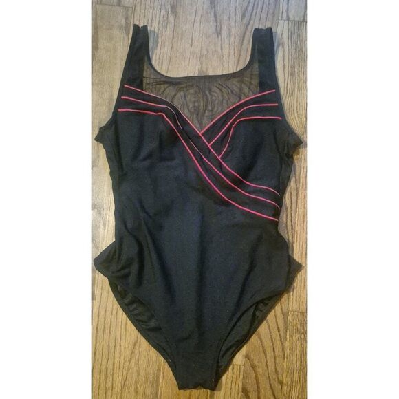 Robby Len Shaping One Piece Swimsuit Bathingsuit Women's Size 14 - Picture 1 of 5